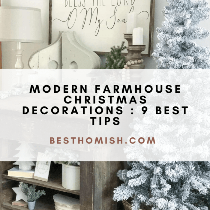 Christmas decor modern farmhouse