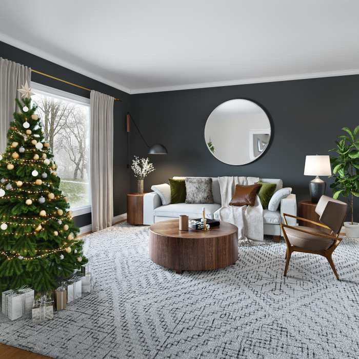 Christmas decor for modern home